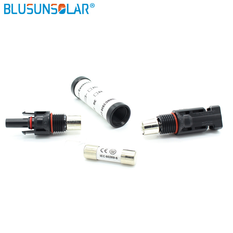 Mc4 Fuse Connector Inline Fuse Connector 3A 10A 15A 20A 30A MP 1000 V DC Male to Female PV Solar Fuse Holder