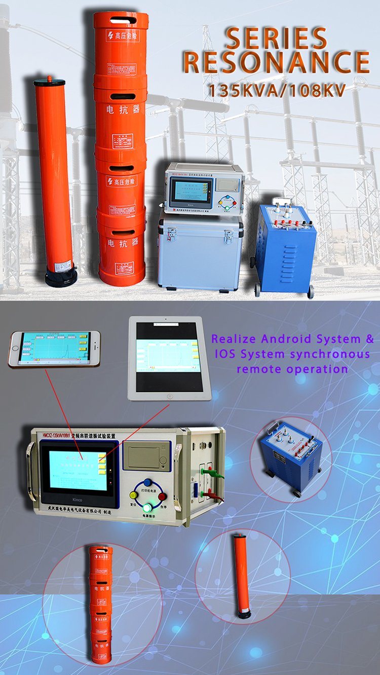 AC Variable Frequency Resonance Online AC Hipot Withstand Voltage Tester Series for Cable