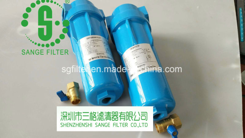 Compressed Air Filter F-0010-He F-0010-Gp Line Element Filter
