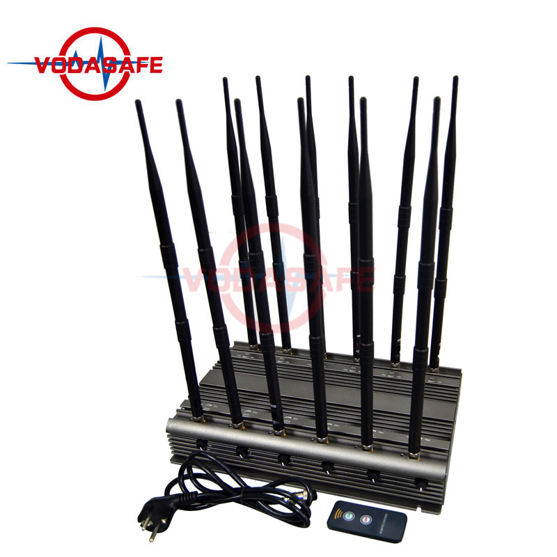 12 Channels Block WiFi Signal Wireless Network Blocker Jamming WiFi 2.4GHz 5.2g 5.8g Bluetooth Scrambler