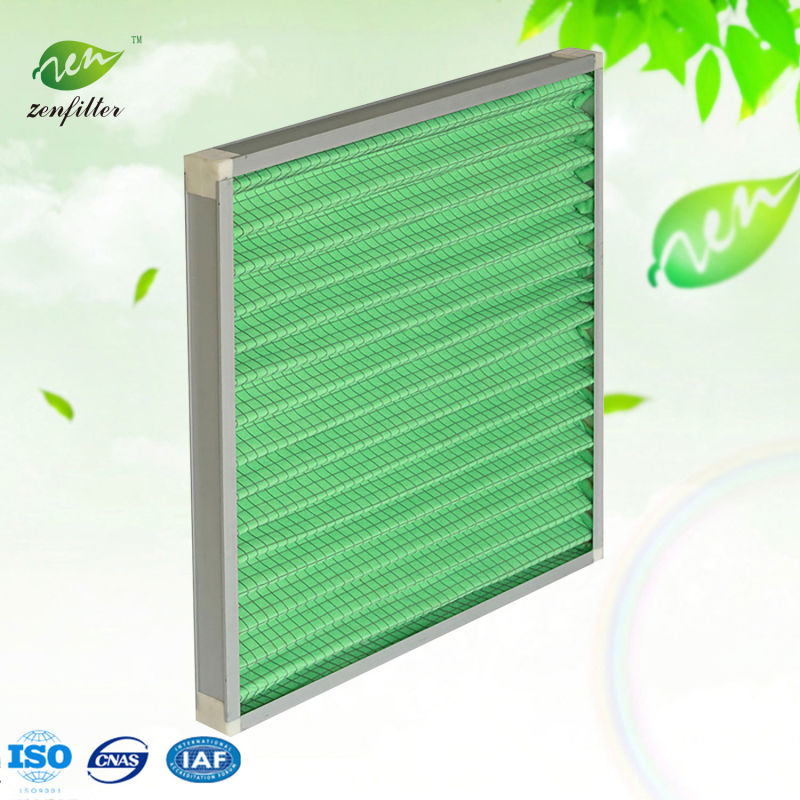 G4 Primary Efficiency Cleanable Board Air Filter/ Washable Pleated Panel Filter Air Conditioning Filter