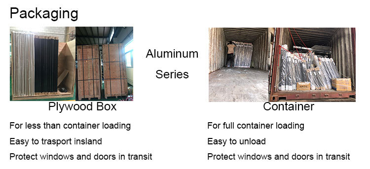 Corner Two Sliding Aluminium Windows and Doors Manufacturer with Anti-Noise Glass