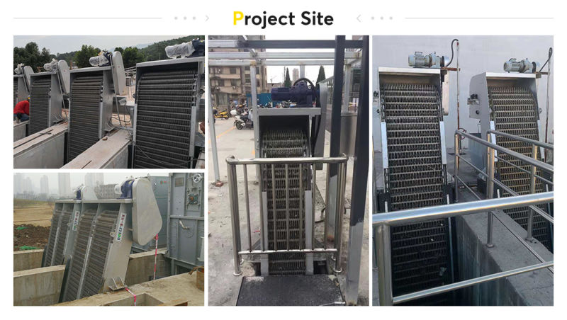 Conventional Wastewater Treatment Stainless Steel Trash Rake Intake Bar Screen