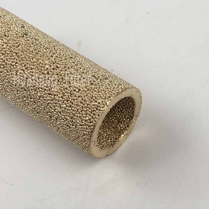 Noise Reducer Sintered Porous Metal Bronze Powder air Filter Element