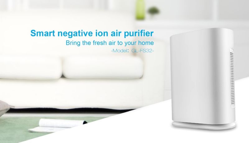 China Munafacturer Remote Control Ionizer Air Purifier with Filter Change Indicator