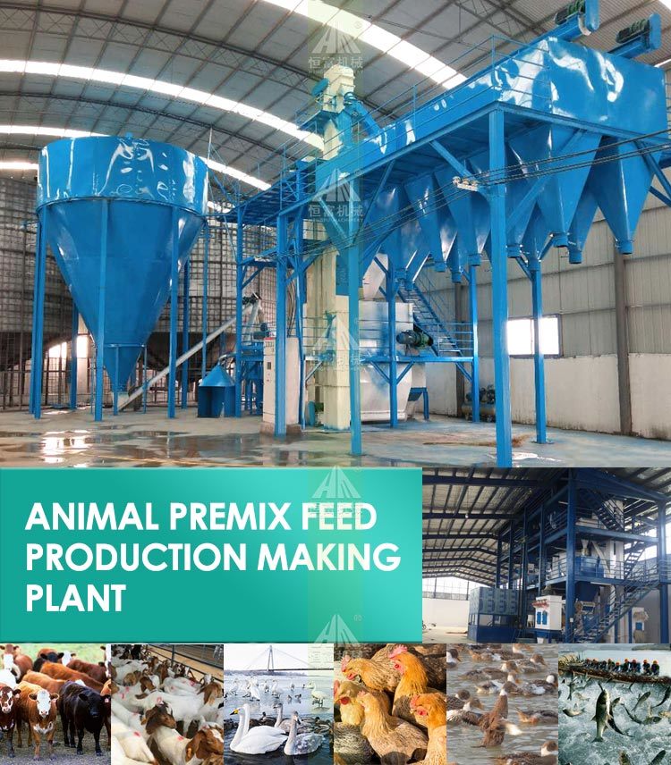 Animal Powder Feed Production Line for Chicken Poultry Cattle
