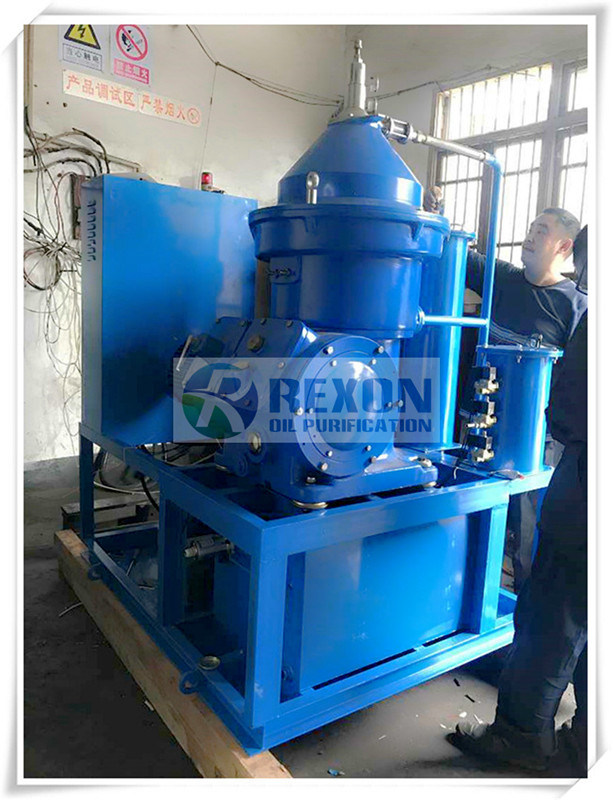 Waste Dirty Industrial Oil Purifier with Centrifugal Oil Water Separator