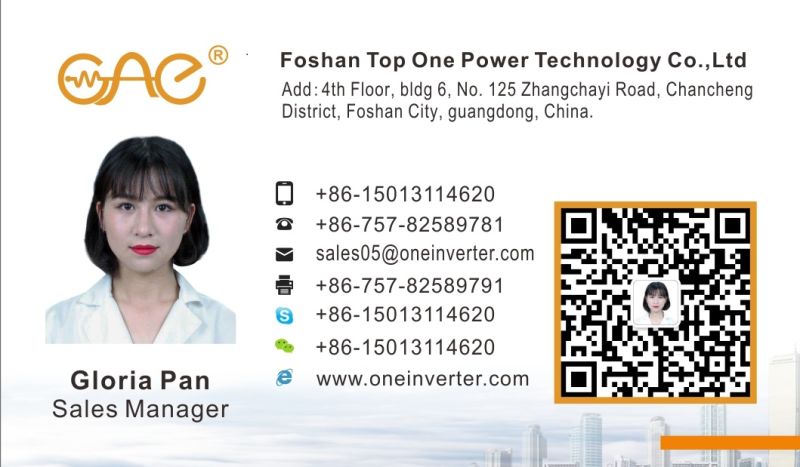 DC to AC Power Inverter Builtin MPPT Charge Current 80A Fixed