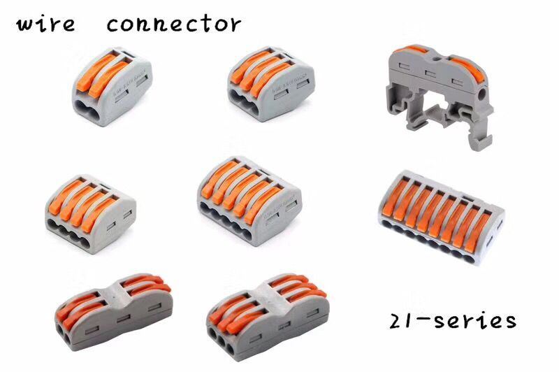 Compact Push Wire Lighting Connector