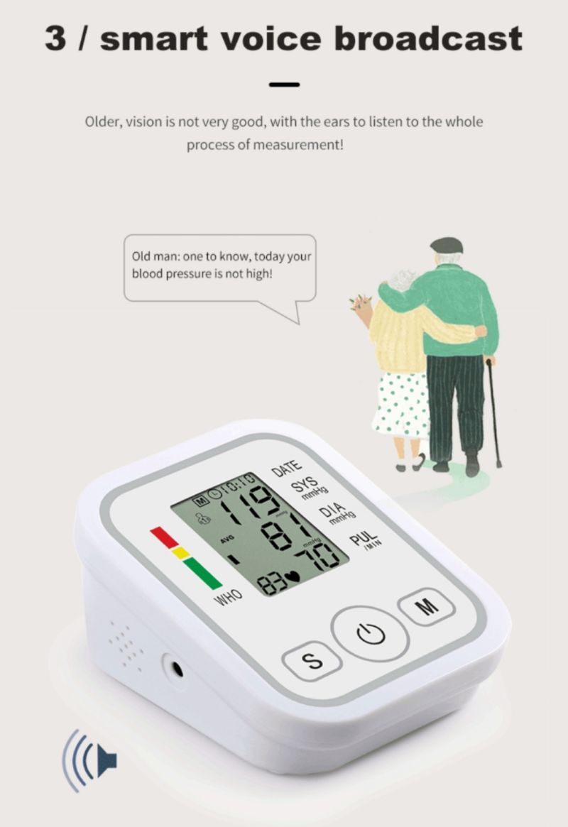 Sphygmomanometer Digital Upper Arm Digital Blood Pressure Monitor