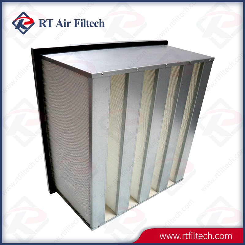 Ventilation System V Bank Low Noise HEPA Compact Air Filter