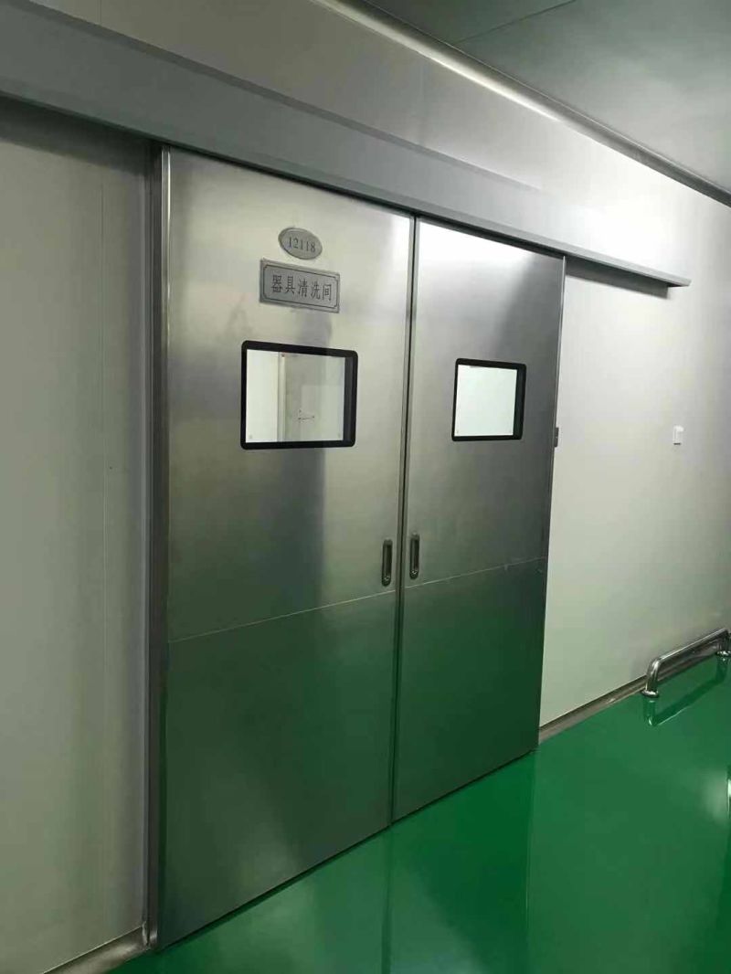 Anti-Noise Air-Tight Automatic Sliding Door with Powder Coated