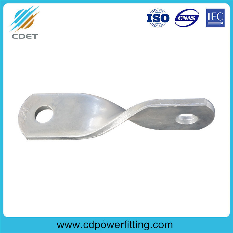 Power Line Link Fitting Twisted Type Hanging Connection Clevis