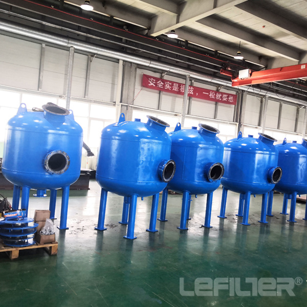 Auto Backwash Shallow Sand Filter Housing for Power Plant