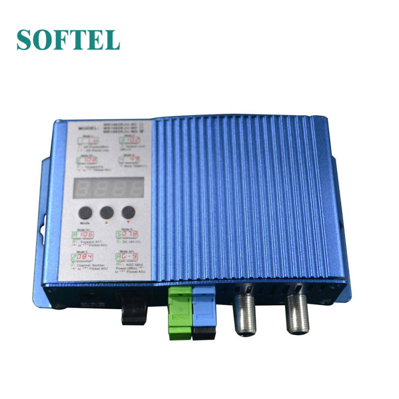 1550nm FTTH CATV Optical Receiver with Filter 2RF Output