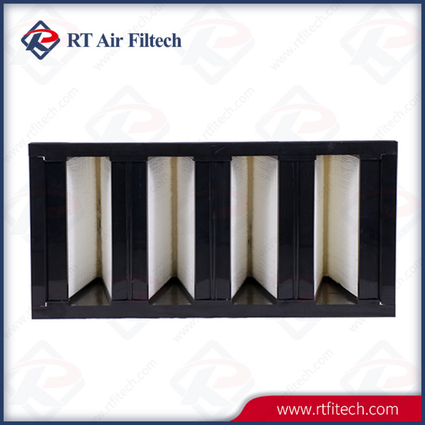 Fiberglass Paper HEPA Filter Alumumiun Frame 2V 3V 4V Compact Filter