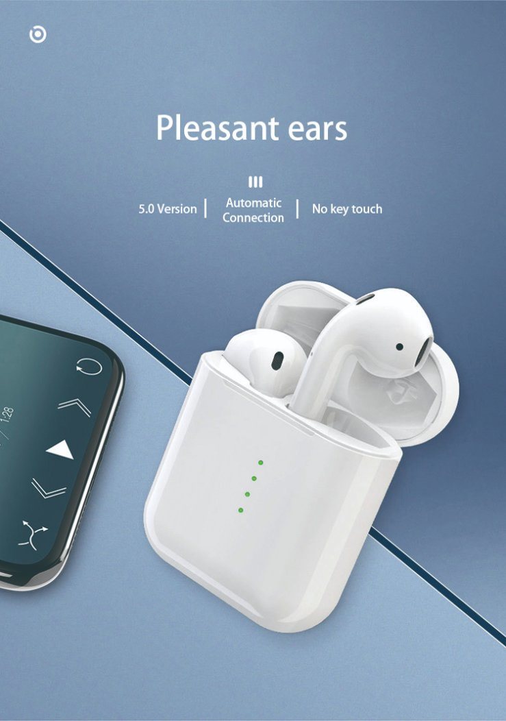 Wireless Headphones I10 Noise Canceling Sport Earphones Earbuds