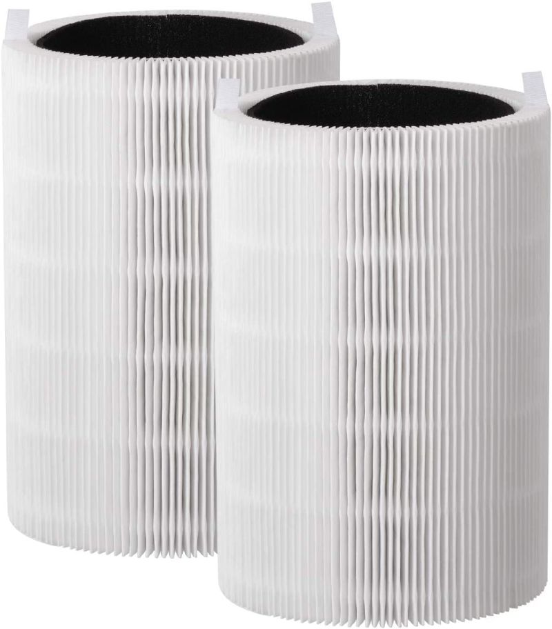 Blueair Blue Pure 411+ Replacement Filter, Particle and Activated Carbon, Fits Blue Pure 411+ and Max Air Purifier Filter