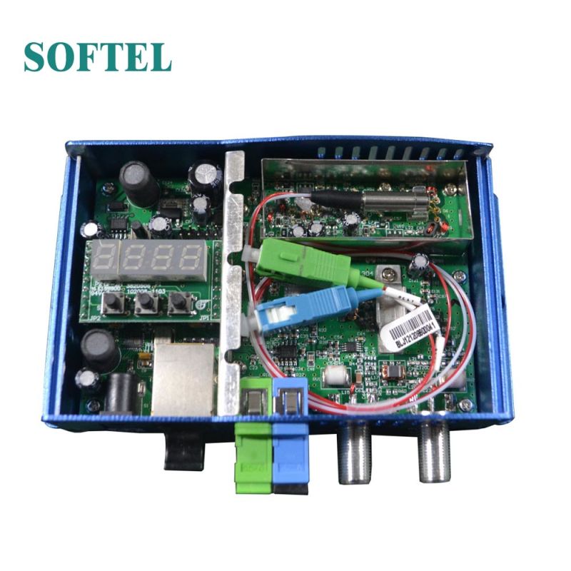 1550nm FTTH CATV Optical Receiver with Filter 2RF Output