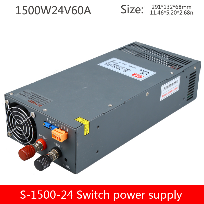 1500W Switching Power Supply 72V20A DC Output Power Supply Module Switch Constant Voltage Constant Current Adjustable Power Supply PWM Control