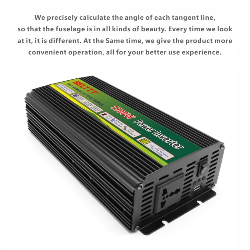 off Grid Power Inverter 1500W Modified Sine Wave DC to AC Inverter