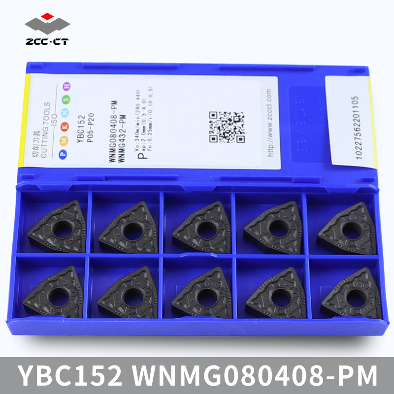 10PC/Box Ybc152/Wnmg080408-Pm External Turning Inserts for Generally Use