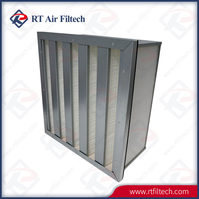 Ventilation System V Bank Low Noise HEPA Compact Air Filter