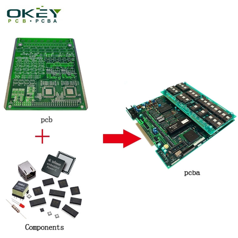 Custom-Made Computer Keyborad PCB Board and PCBA Fabrication