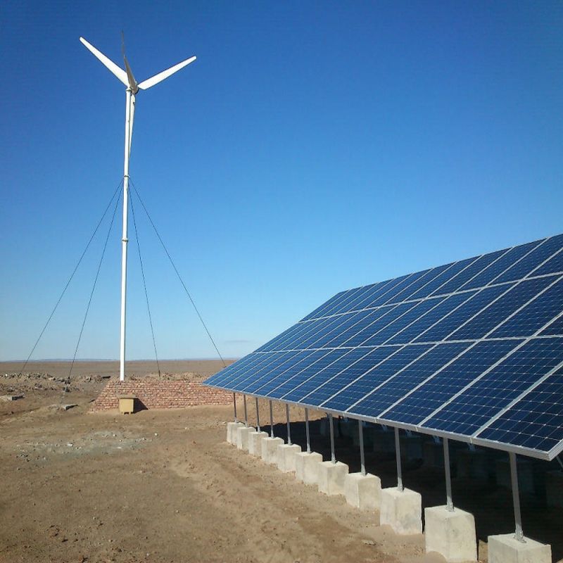 10kw off Grid Solar Wind Hybrid Power System