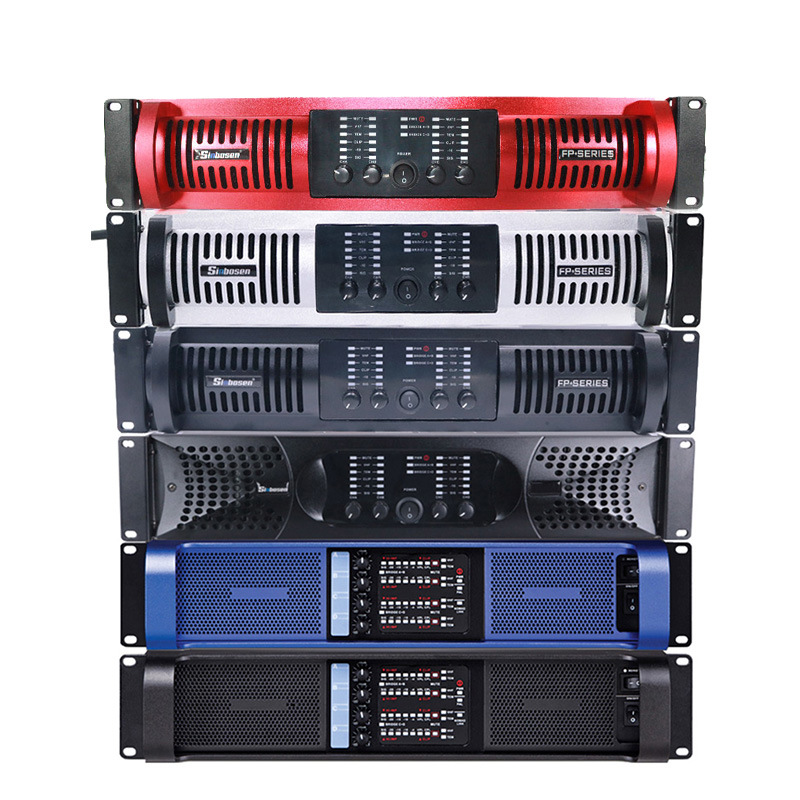 Professional Karaoke Mixing Amplifier Fp22000q 4X4650 Watts Audio Amplifier Circuit
