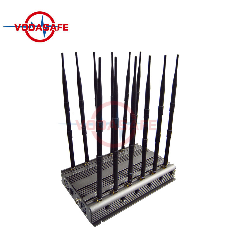 12 Channels Block WiFi Signal Wireless Network Blocker Jamming WiFi 2.4GHz 5.2g 5.8g Bluetooth Scrambler