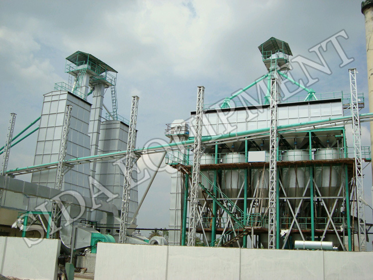 Saving Enery 30tpd Parboiled Rice Processing Line in Nigeria