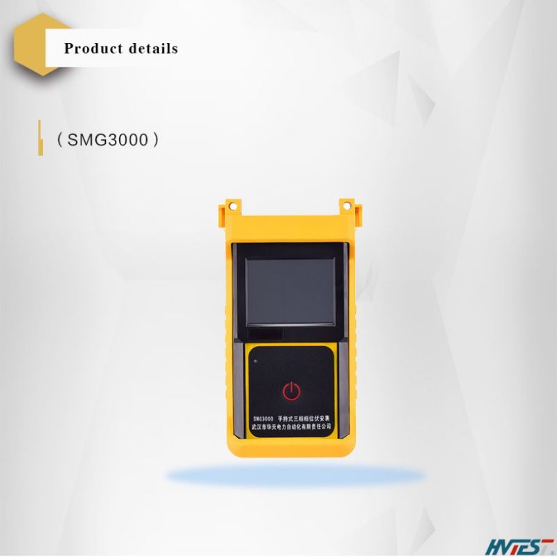 Smg3000 Handheld Digital Clamp Phase Meter/Handheld Digital Three Phase Voltammetry Meter