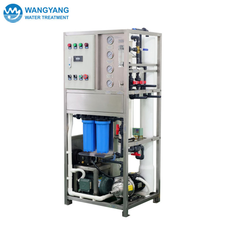 800 Gpd Seawater Desalinator RO Filter Small Water Treatment Device