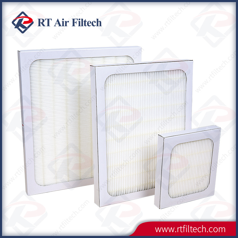 High Efficiency Mini-Pleat HEPA Air Filter H14/High Flow Air Filter