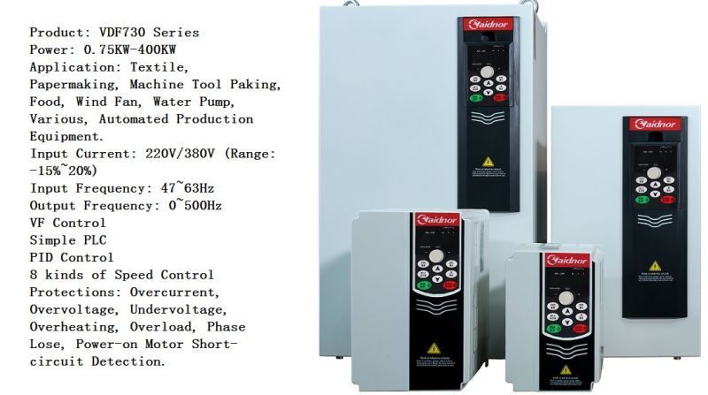 380V Triple Phase 15kw AC-DC-AC AC Frequency Inverter