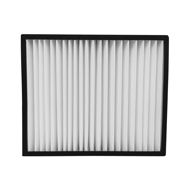 Black Non-Woven Frame HEPA Pleated Panel Air Filter
