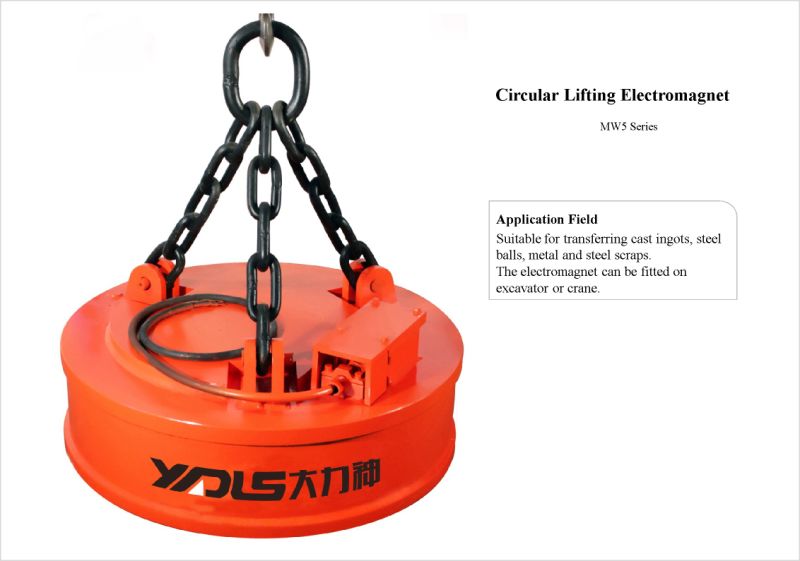 Circular Electromagnetic Lifter for Excavator MW5-70L/1