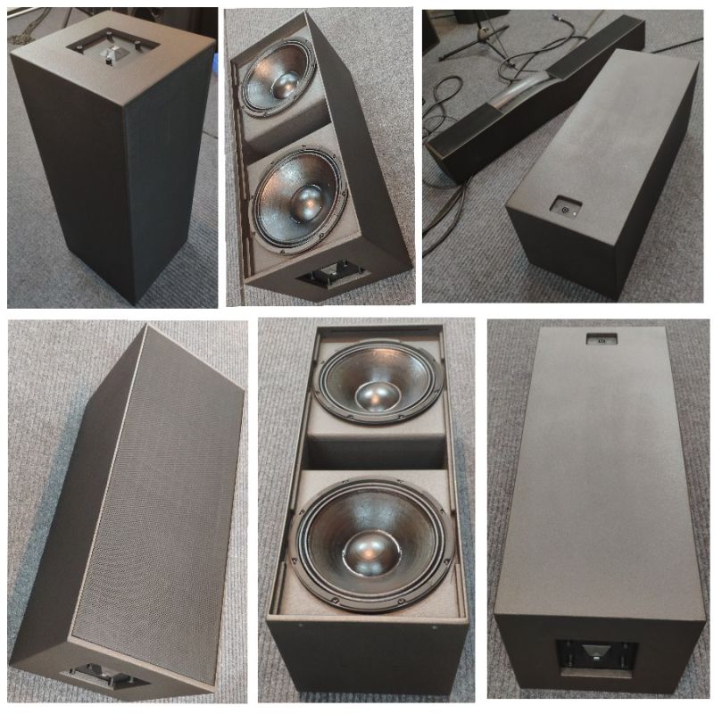 Dual 12 Inch 600W Professional Passive Power Speaker Subwoofer System