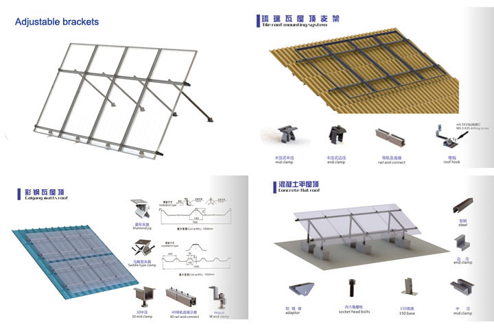 Galvanized Steel Solar Mounting Structure for Ground