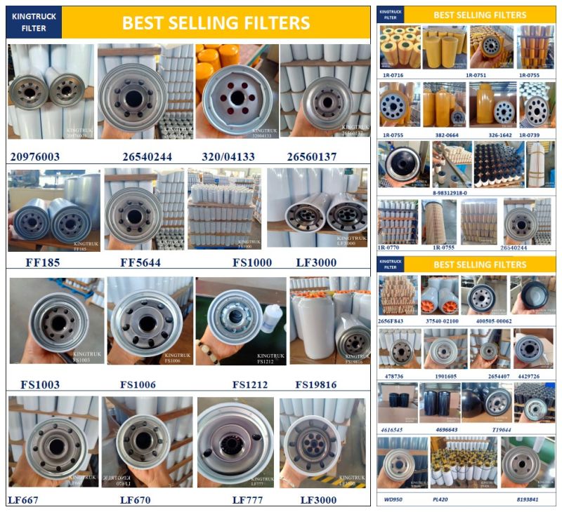 Filter Manufacturer 1g8878 Hydraulic Oil Filter/ Fuel Filter Air Filter