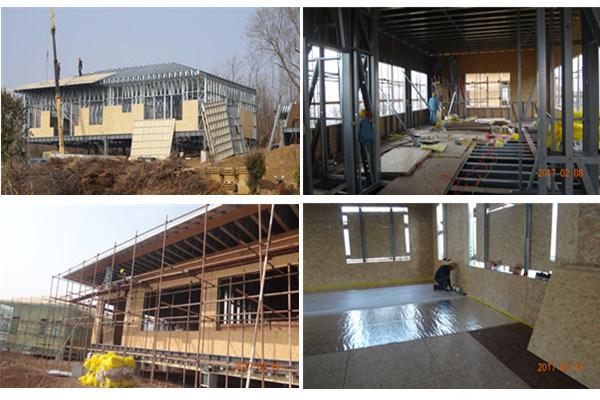 Customized Passive House Light Steel Structure Passive House Prefabricated Light Steel Passive House