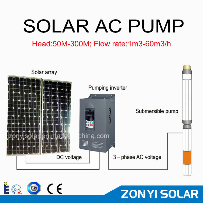 Centrifugal DC MPPT Solar Pump Plastic Impeller Solar Power Centrifugal Pump