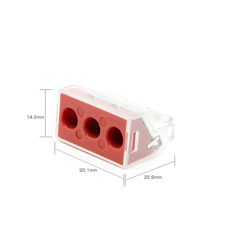 Pct-103D Lever-Nuts Compact Wire Connectors Wago Connector 3p