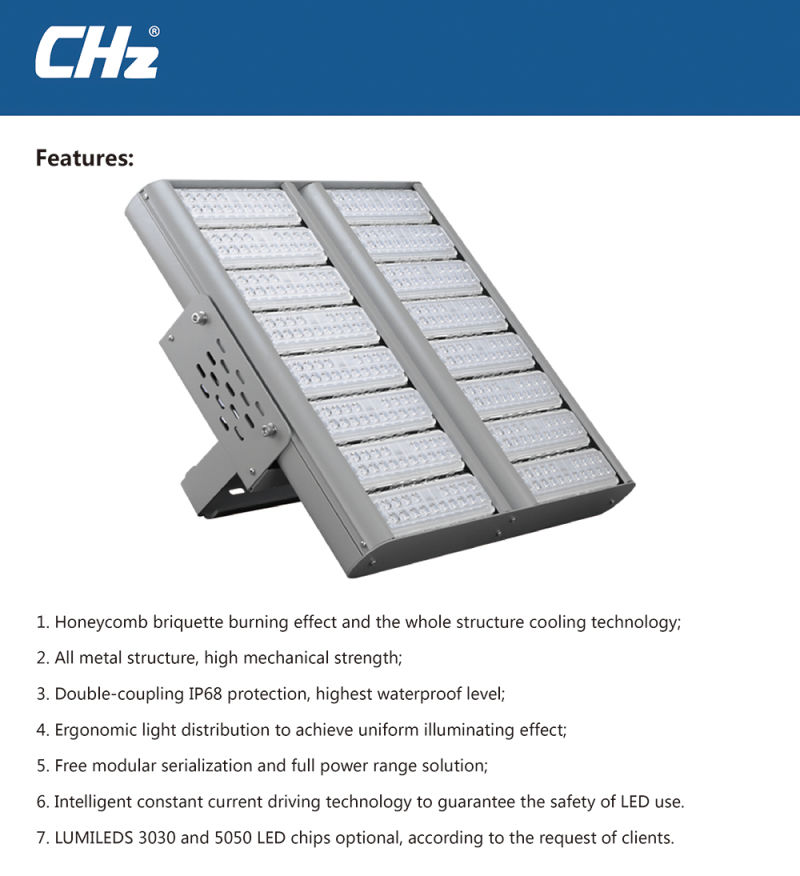IP66 LED Cast Outdoor Lighting High Power Floodlight with Ce RoHS