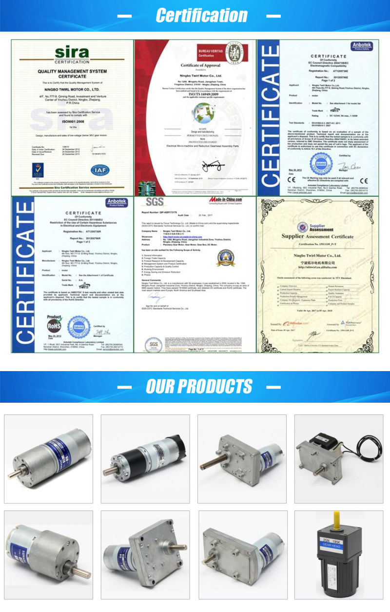 High Torque Low Noise DC Planetary Gear Motor