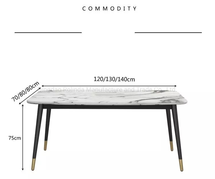Commercial Grade Italian Modern Extremely Simple Rock Plate Dining Table Simple Household Dining Table Imported Nordic Ins Marble Dining Table