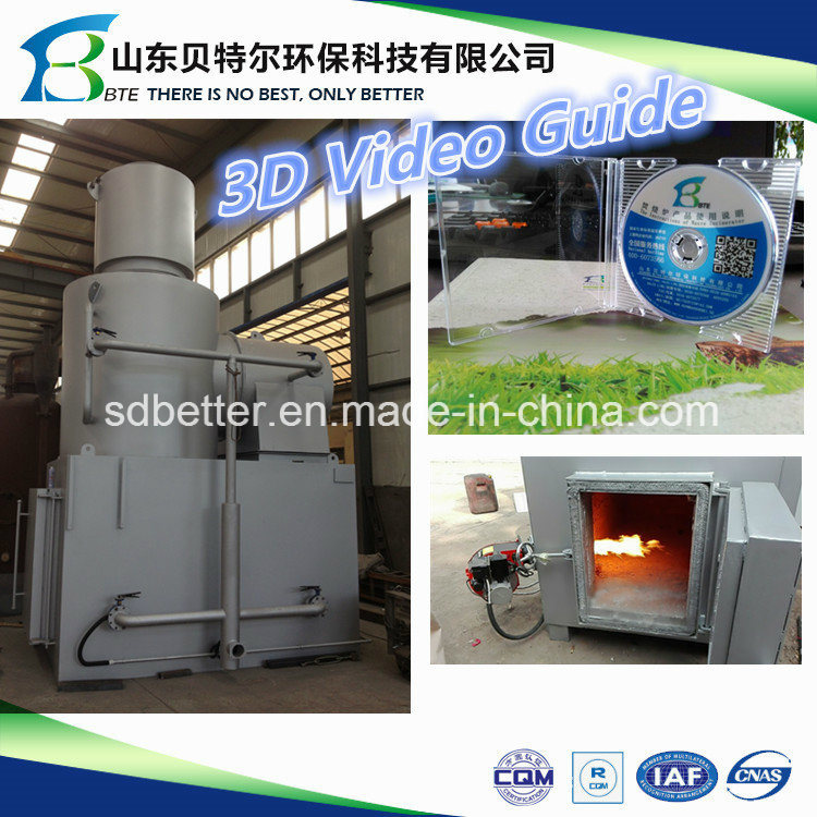 50kgs/Time Small Incinerator, Hospital Medical Waste Small Incinerator