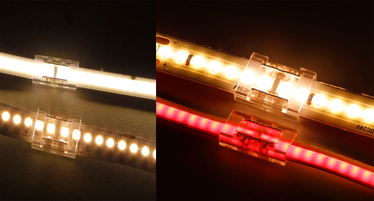 Simple and Easy Connector for COB LED Strip
