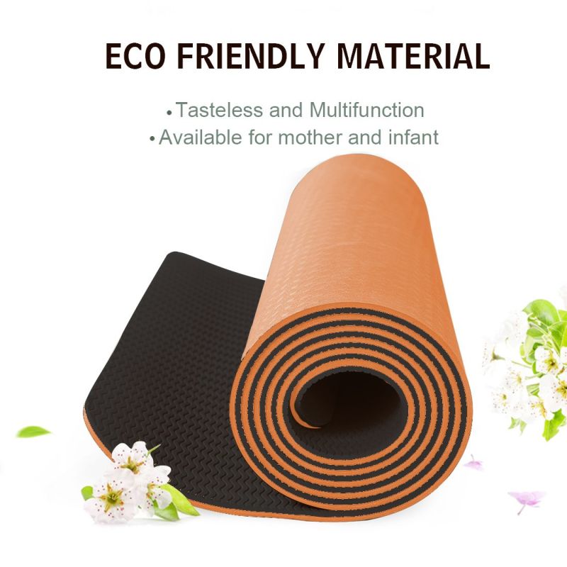 Balancefrom Goyoga All Purpose High Density Non-Slip Exercise Yoga Mat with Carrying Strap